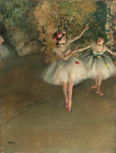 Degas 1874 2dancers