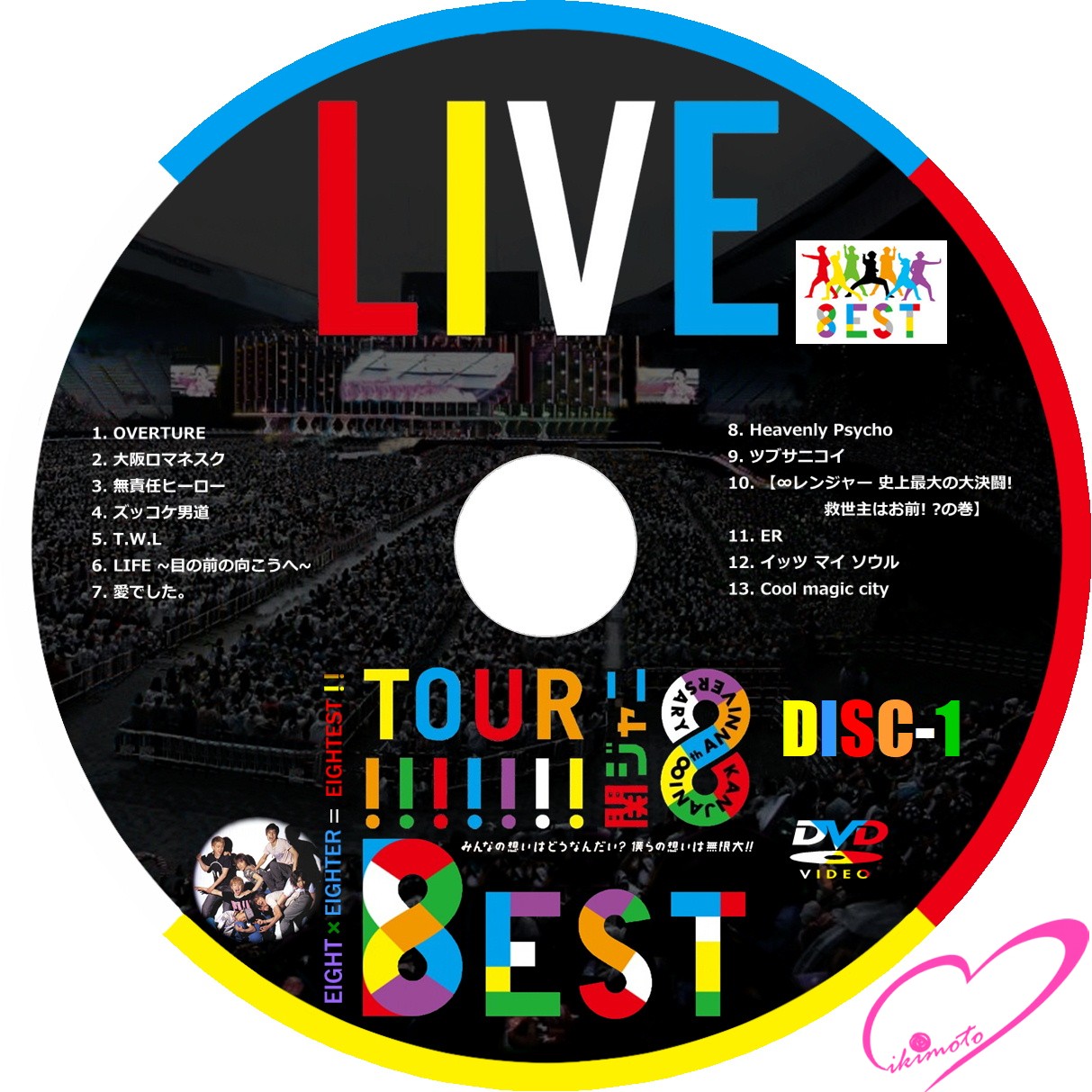 ミュージックKANJANI∞ LIVE TOUR！！ 8EST ～みんなの想いはどうなん