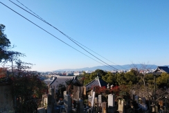 黒谷から見た京都市内