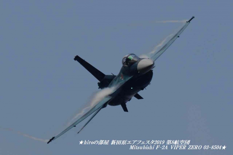 hiroの部屋 新田原エアフェスタ2019 第8航空団 Mitsubishi F-2A VIPER ZERO 03-8504