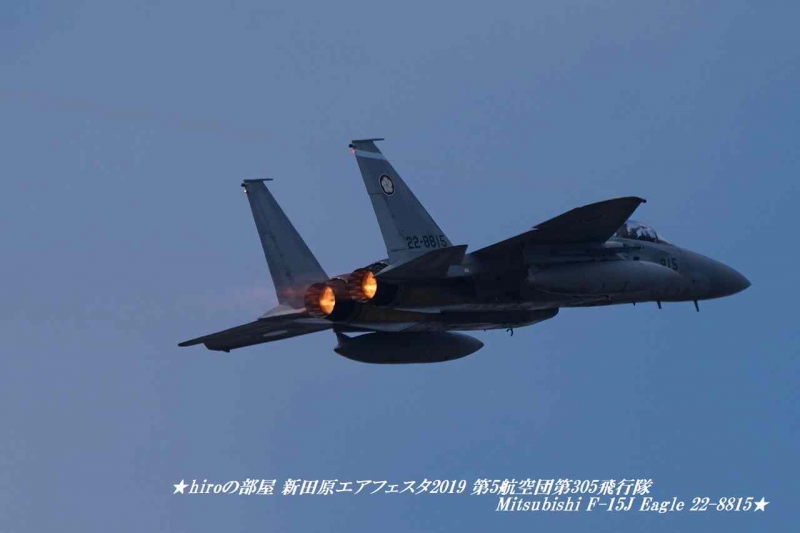 hiroの部屋 新田原エアフェスタ2019 第5航空団第305飛行隊 Mitsubishi F-15 Eagle