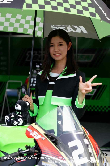 hiroの部屋　SUPRE BIKE RACE in KYUSHU 2019 RACE QUEEN in AUTOPOLIS