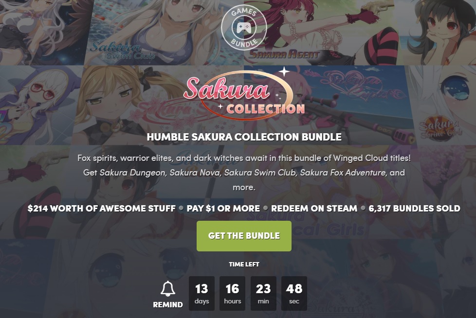 Humble Sakura Collection Bundle