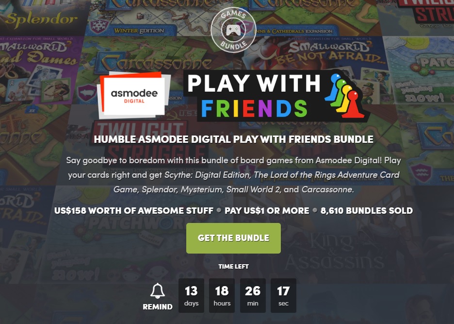 Humble Asmodee Digital Play With Friends Bundle
