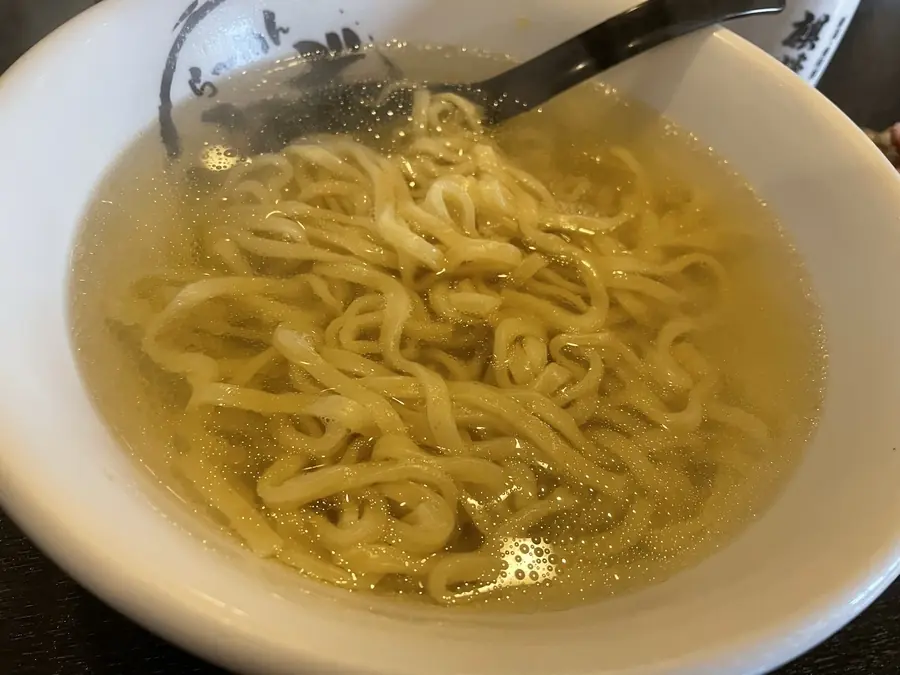 麒麟山阿賀の恵の麺とスープ